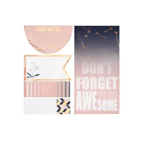 Karteczki samoprzylepne Incood 150szt, Don't forget to be awesome